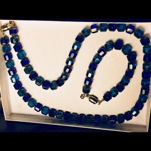 Cathedral Glass Necklace and Bracelet